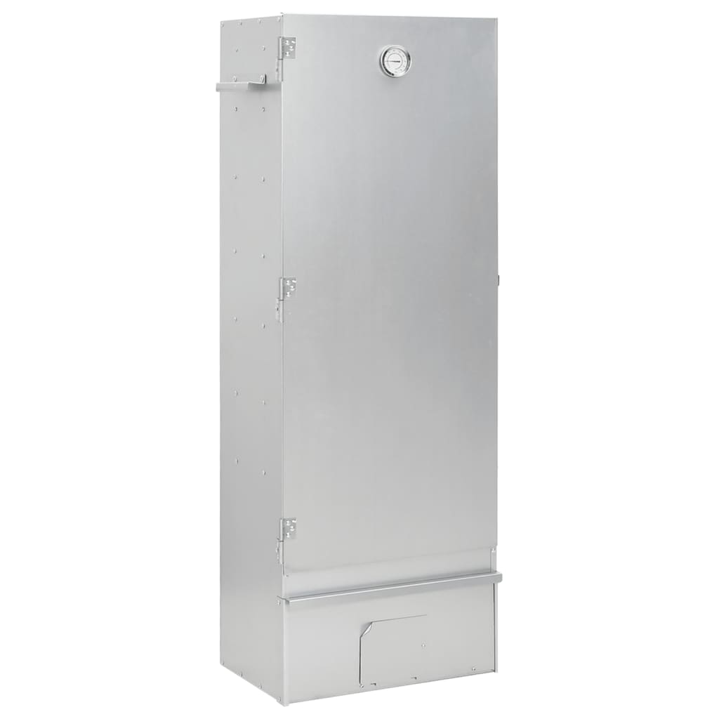 Ahumador BBQ VidaXL con mesa de acero galvanizado