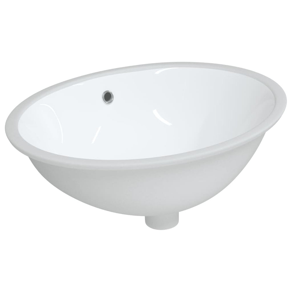 Vidaxx Washbasin Oval 56x41x20 cm keramična bela
