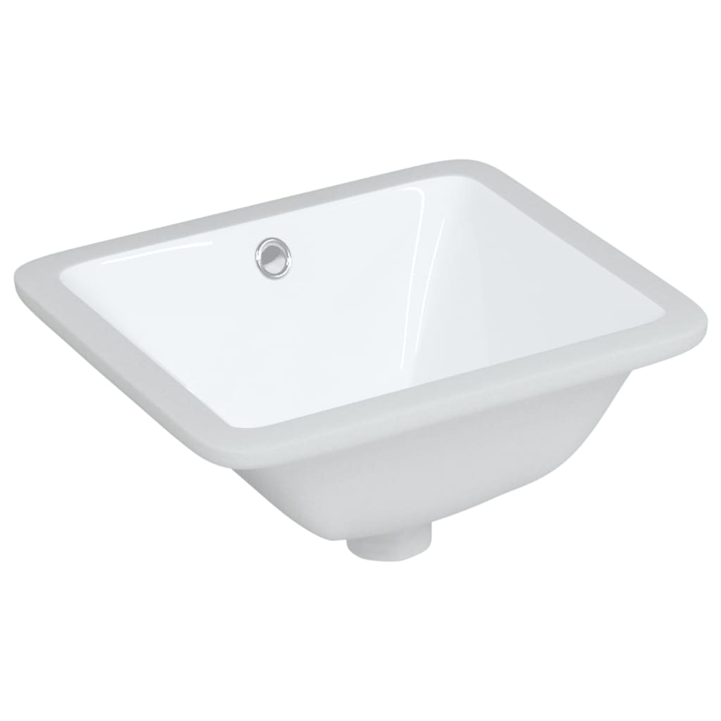 Lavatório retangular Vidaxx 36,5x32x15,5 cm cerâmica branca