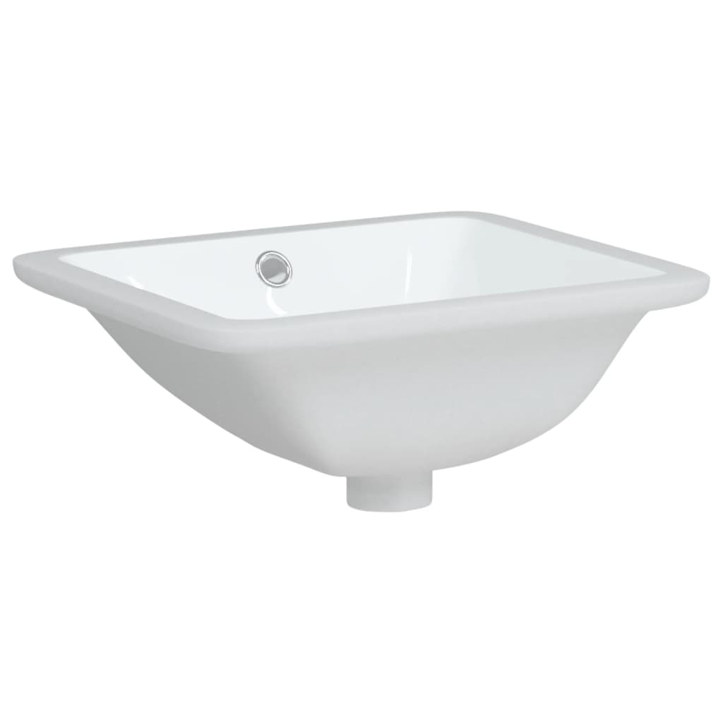 Lavatório retangular Vidaxx 36,5x32x15,5 cm cerâmica branca