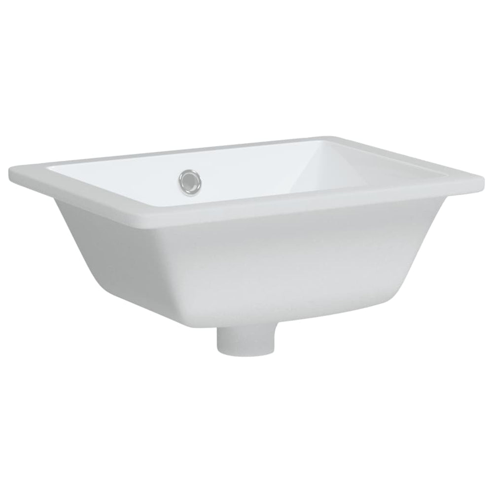 Vidaxx lavabo rectangular 39x30x18,5 cm cerámica blanco