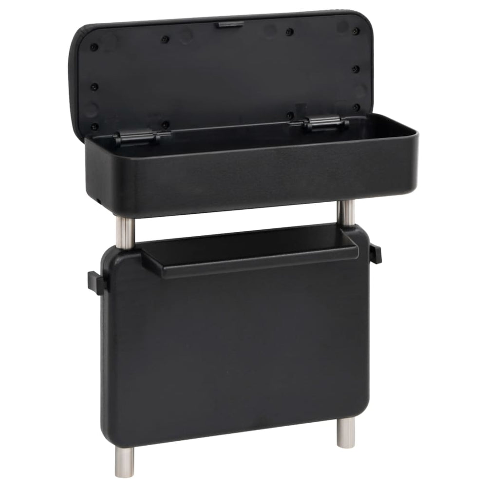 Vidaxl armsteun universeel 23x8x(30-38) cm abs zwart