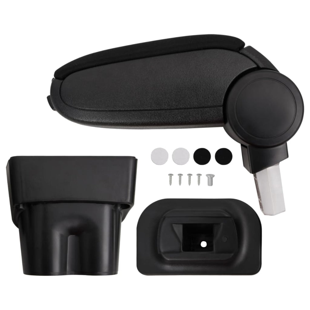Vidaxl armrest 17x32x(35,5-52) cm abs black