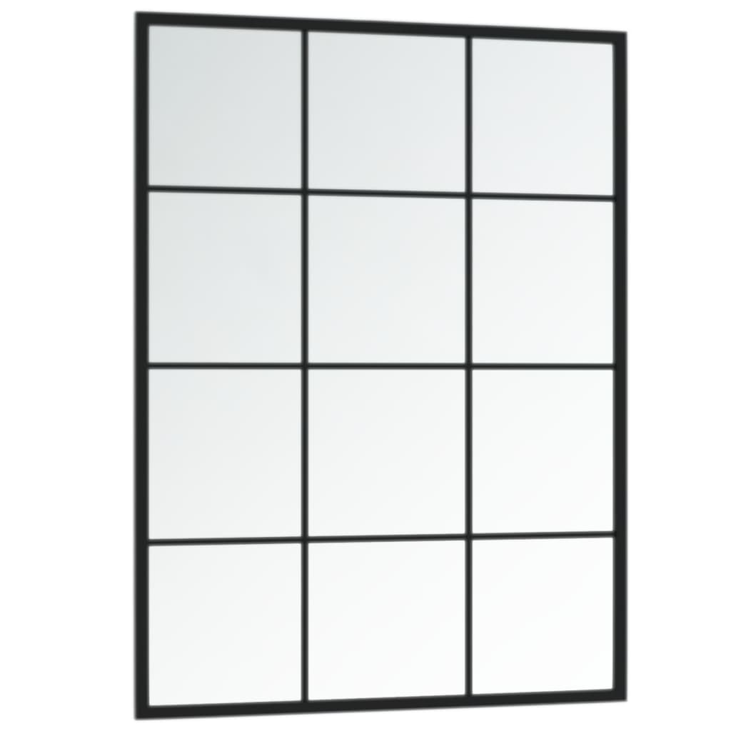 Vidaxl Wall mirrors 3 st 80x60 cm Metal Black