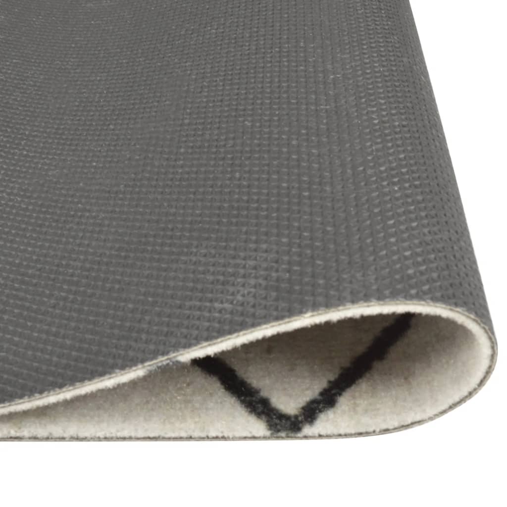 Vidaxx tapis de cuisine lavable à carreaux 60x180 cm velours