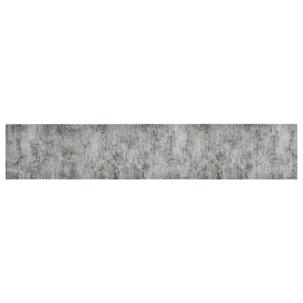 Vidaxx Kitchen Mat Washable Concrete Print 60x300 cm Velvet