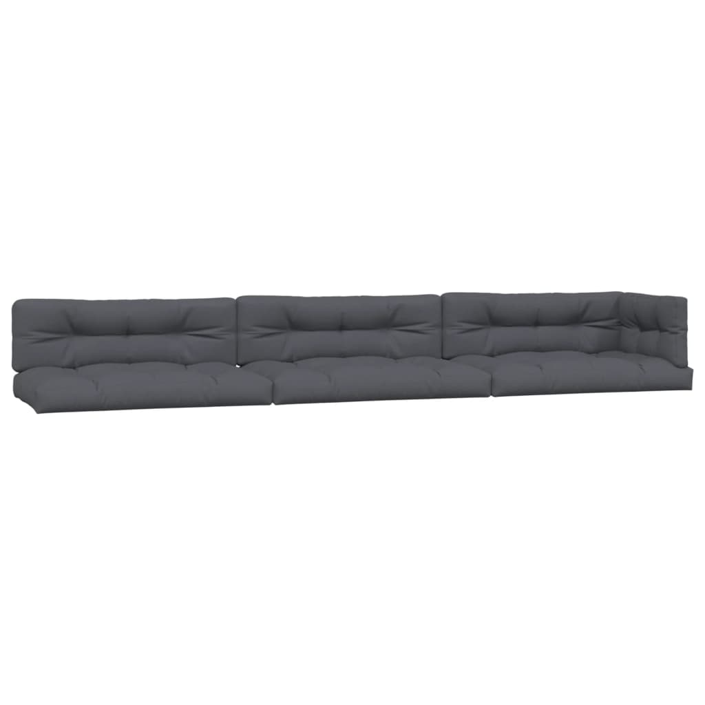 VidaXL Pallet cushions 7 St Fabric Anthracite -colored