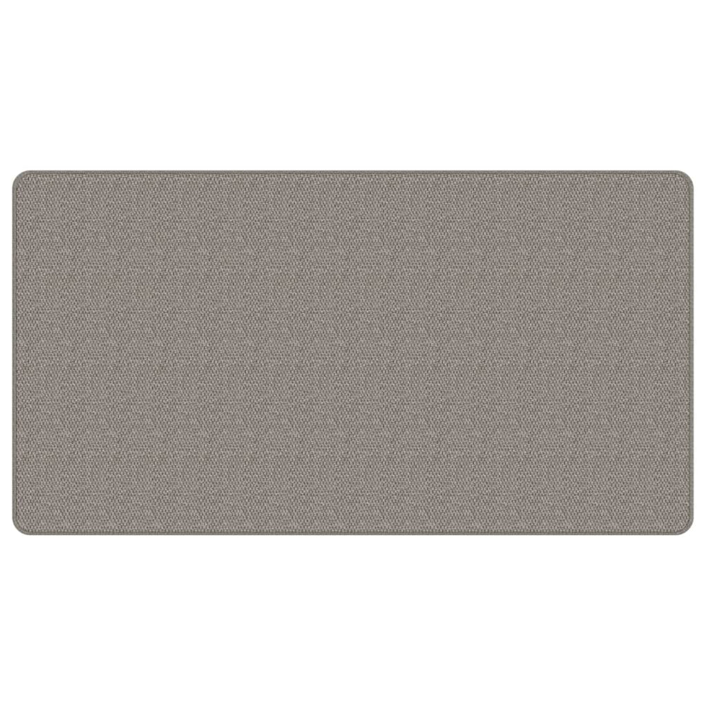 Vidaxl tapijtloper 80x150 cm sisal-look zilverkleurig