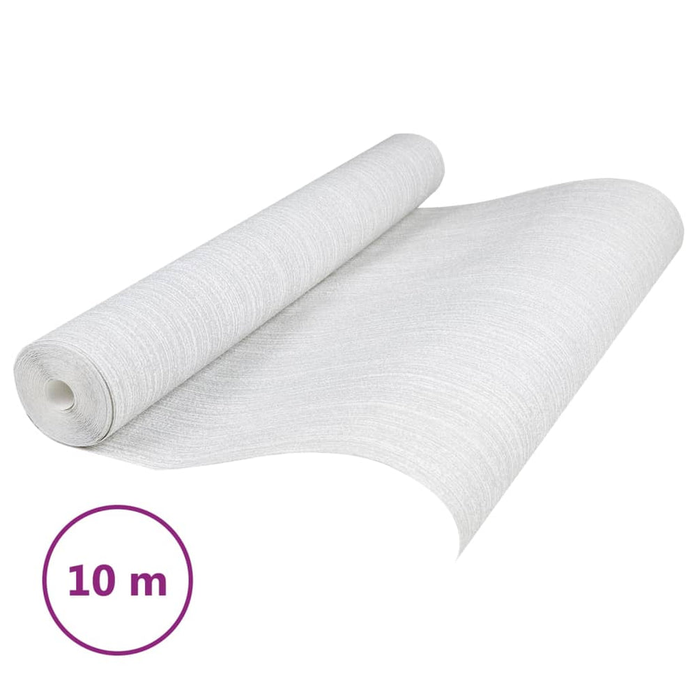 VidaXL papel pintado tejido no tejido 3D liso 10x0,53 m gris