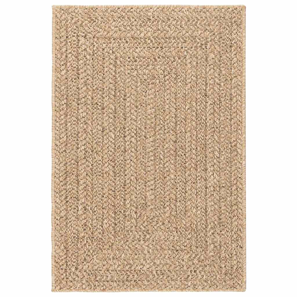 Vidaxl -mattan zizur inomhus och utomhus 120x170 cm jute look