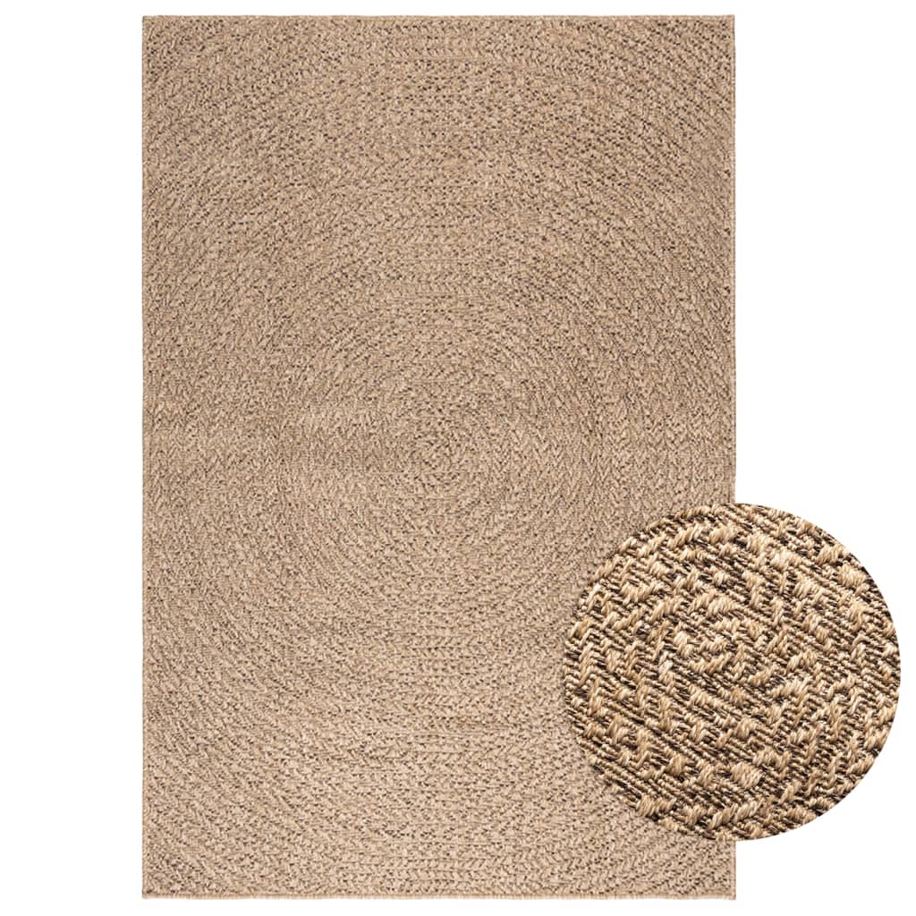 VidaXL tapis zizur intérieur et extérieur 120x170 cm aspect jute