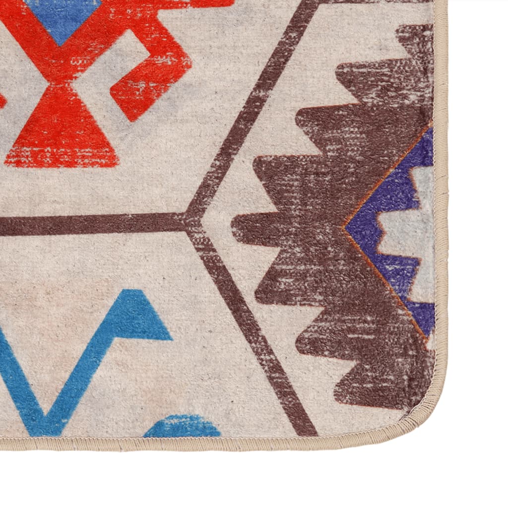 Vidaxx tapis lavable antidérapant 120x180 cm multicolore
