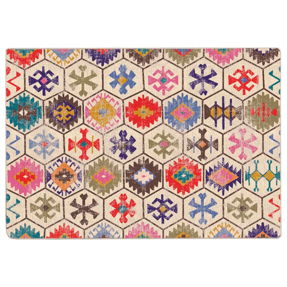 Vidaxx Rug Washable Anti-Slip 160x230 cm Multi-farvet