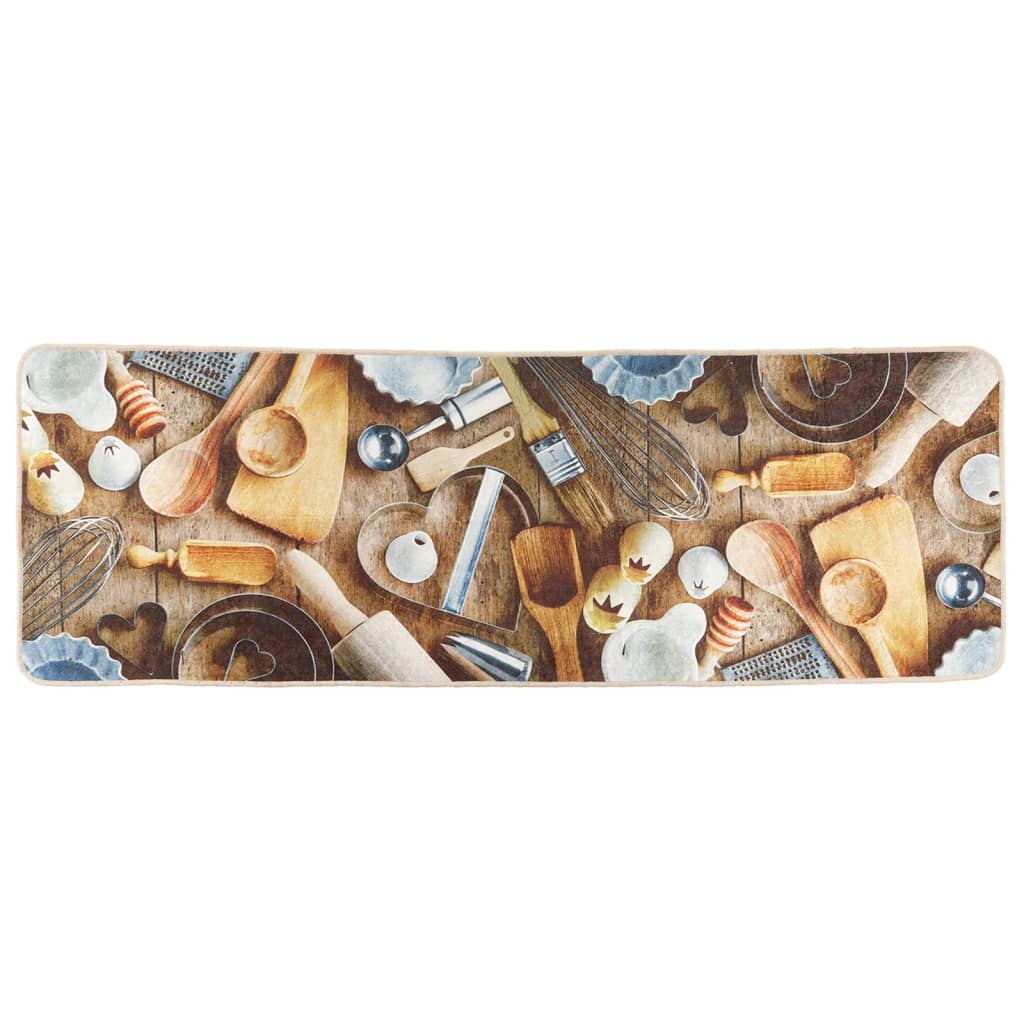 Vidaxx tappeto da cucina lavabile antiscivolo 60x180 cm multicolore
