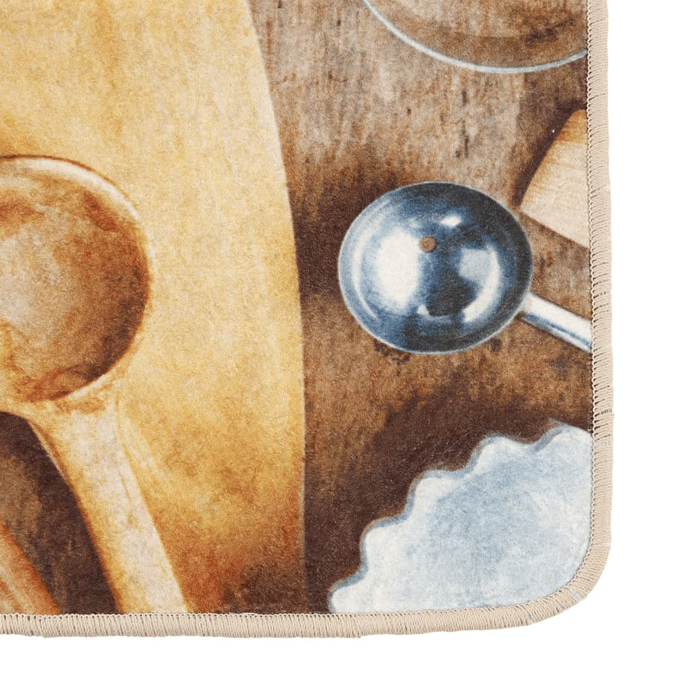 Vidaxx tappeto da cucina lavabile antiscivolo 60x180 cm multicolore
