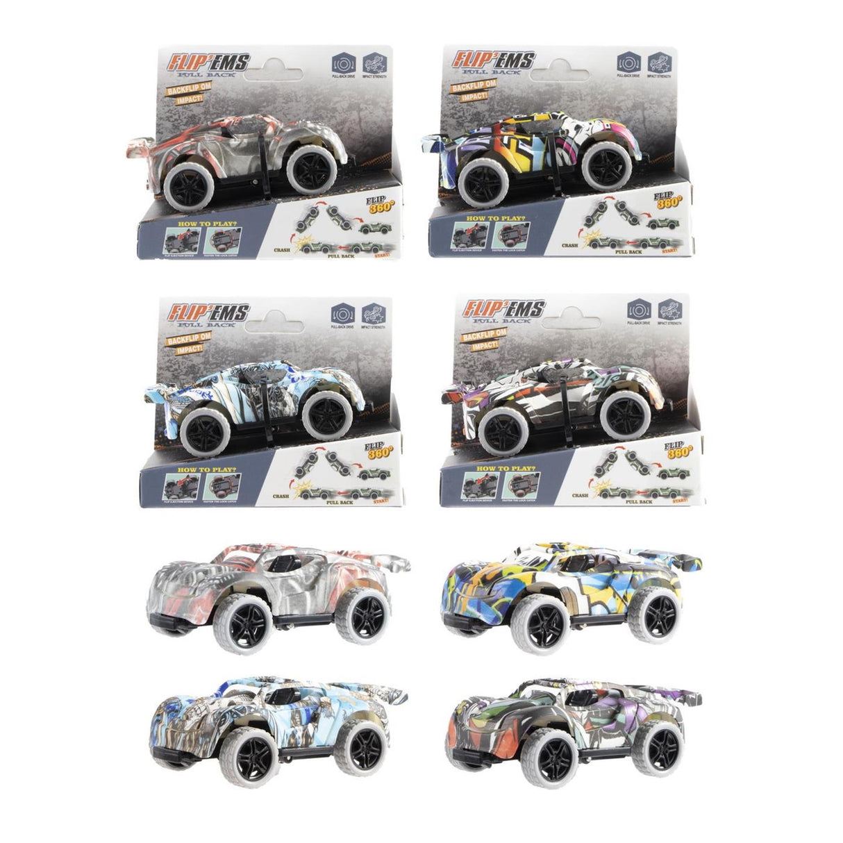 Auto grafiti pull-back 9,5cm