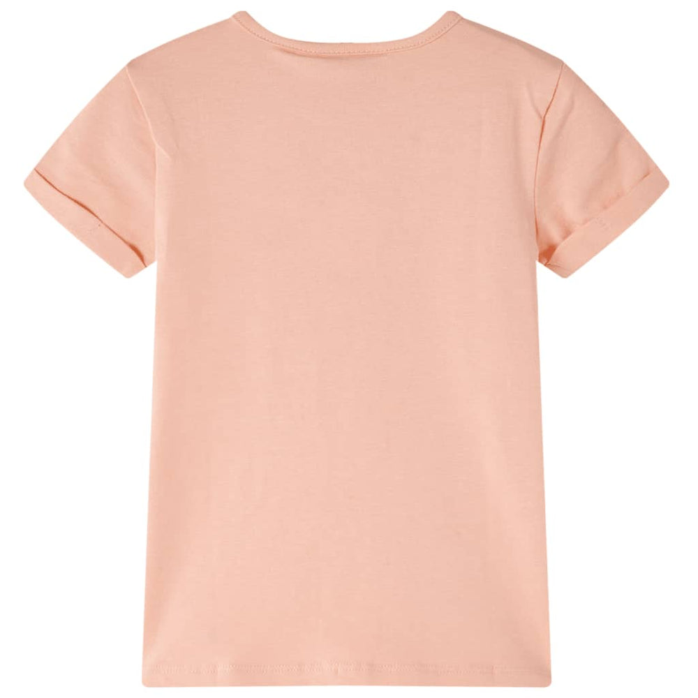 VidaXL Maglietta per bambini 128 arancione chiaro