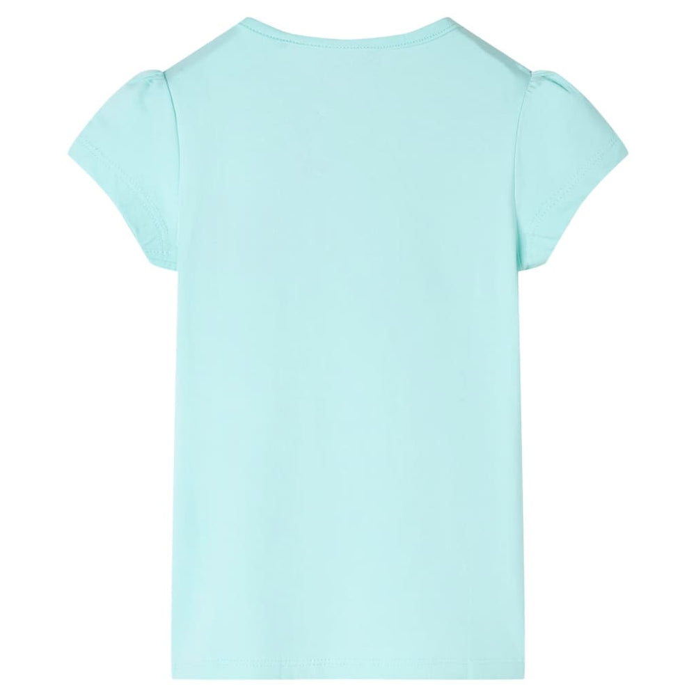 VidaXL Chemise enfant 128 bleu mer clair