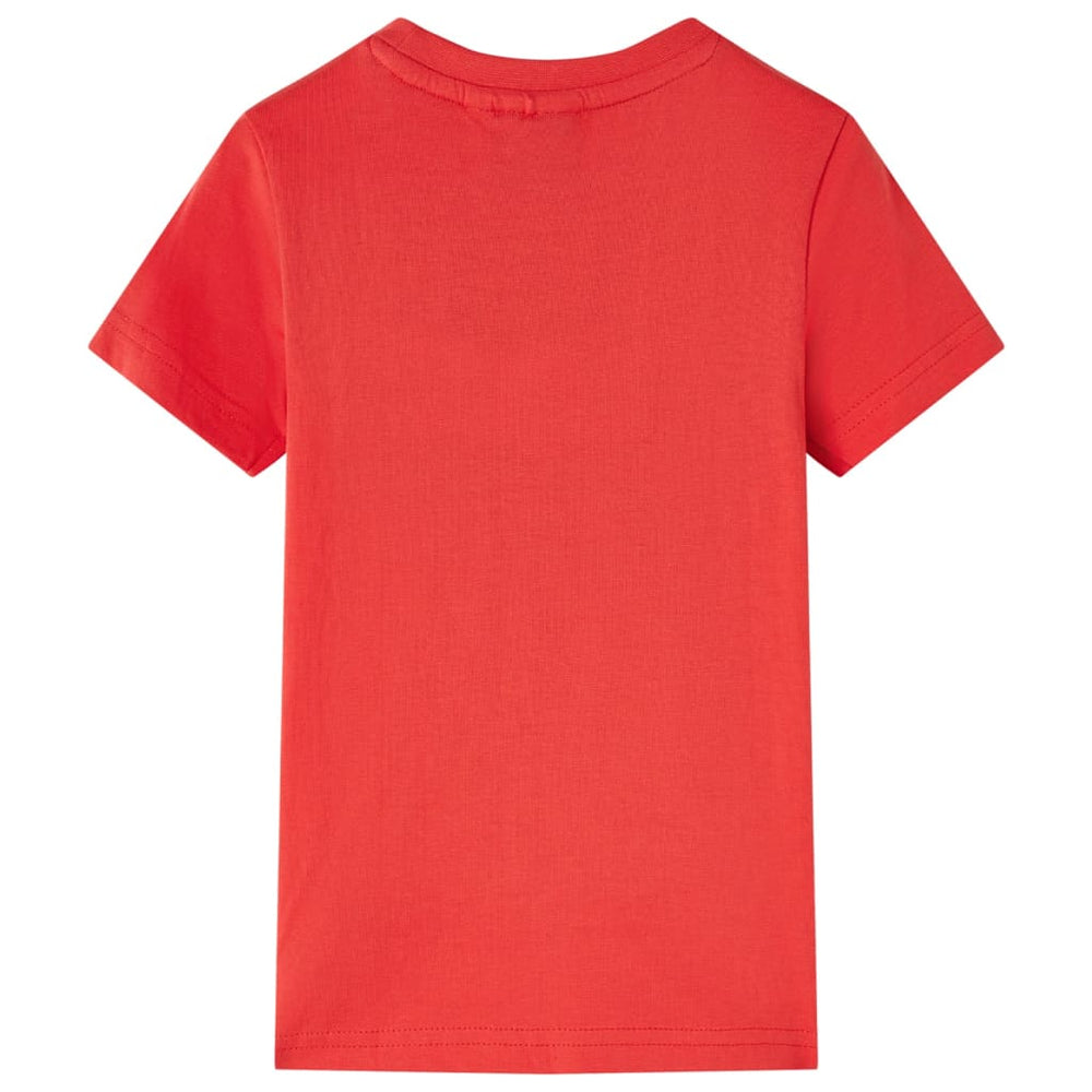 Camisa infantil VidaXL 104 vermelha