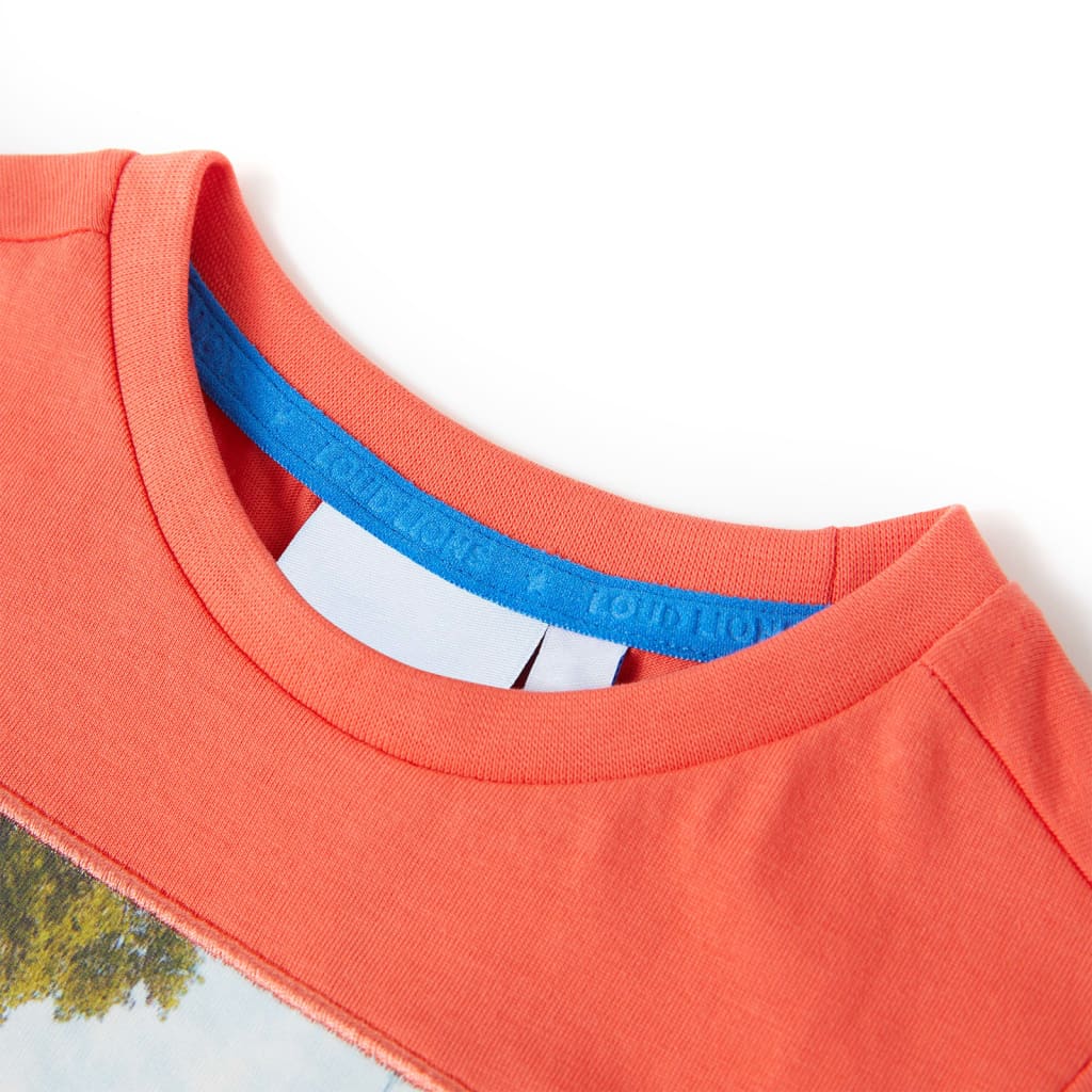 VidaXL Kindershirt 128 hellrot