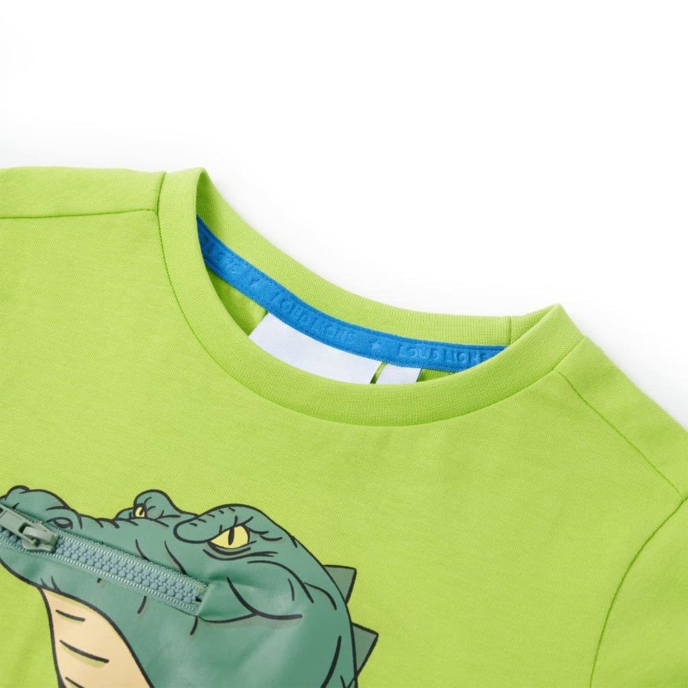 Dětská košile Vidaxl 140 Lime Green