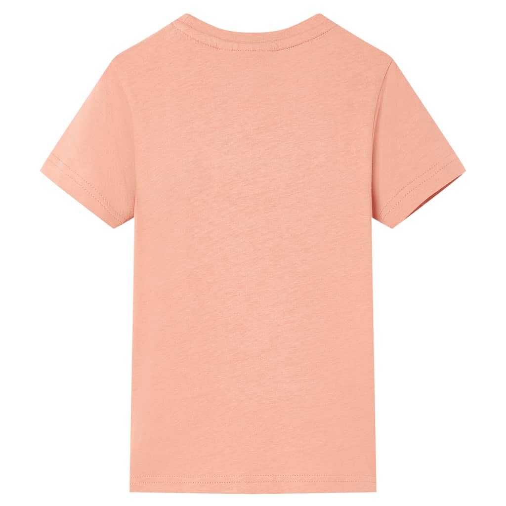 VidaXL Maglietta per bambini 128 arancione chiaro