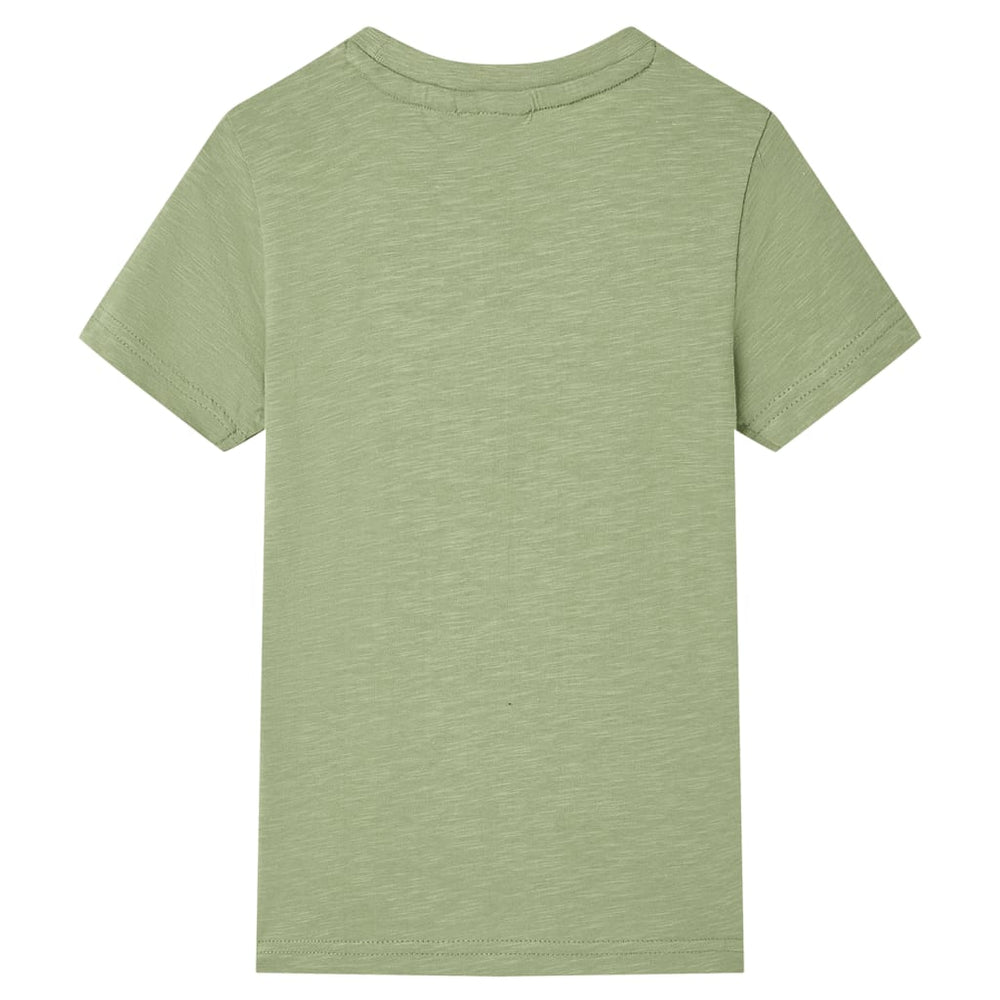 VidaXL Dětská košile 128 světlá khaki
