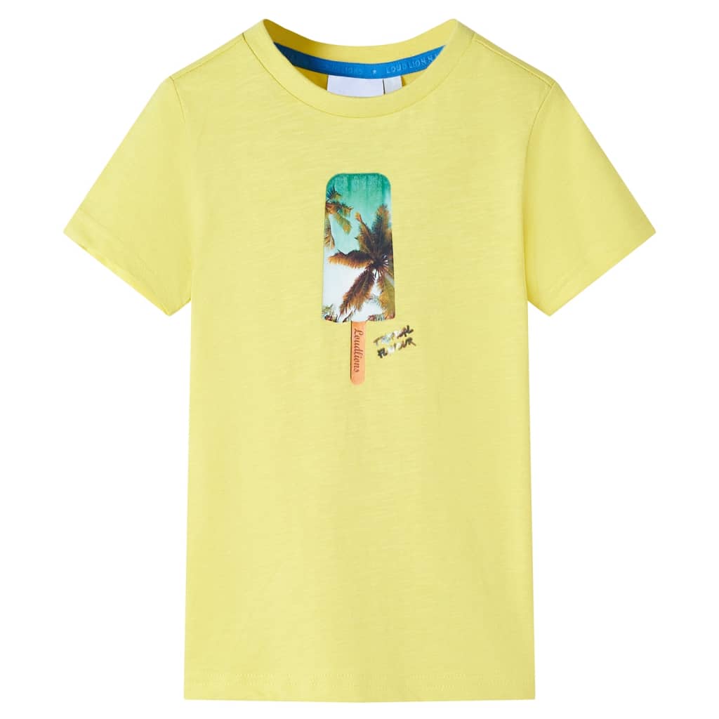 Camisa infantil VidaXL 128 amarela