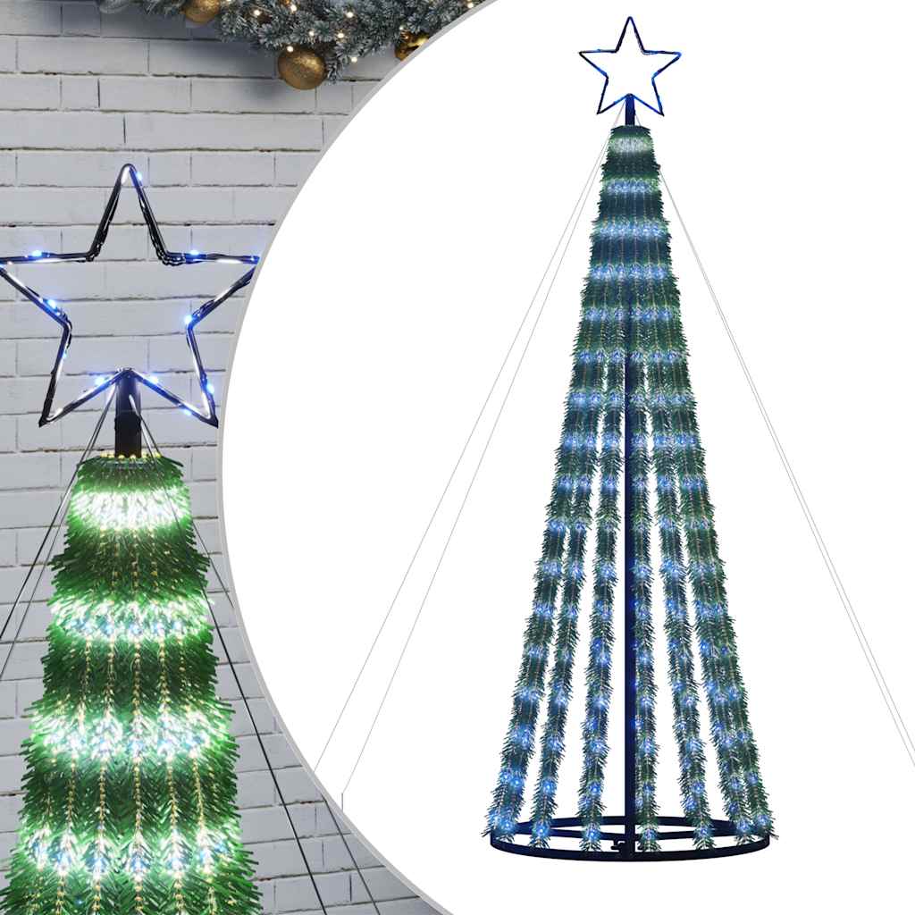 Vidaxl LED Christmas tree 275 LEDs 180 cm blue