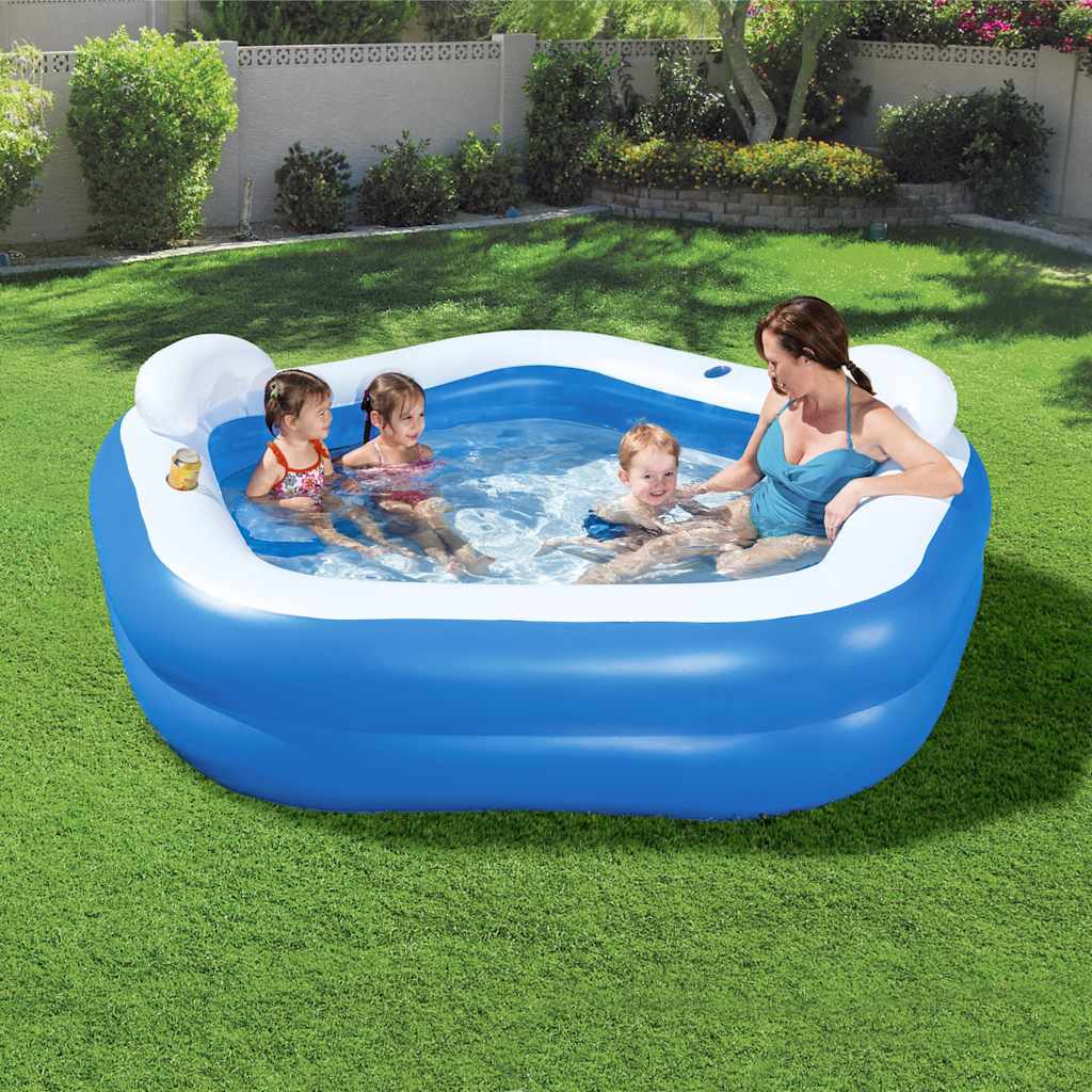 Salon ludique familial pour piscine Bestway 213x206x69 cm