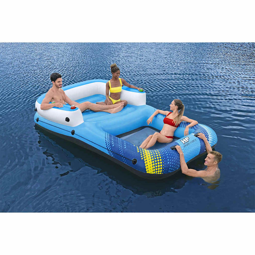 Bestway isla flotante hidro-force 305x186x58 cm