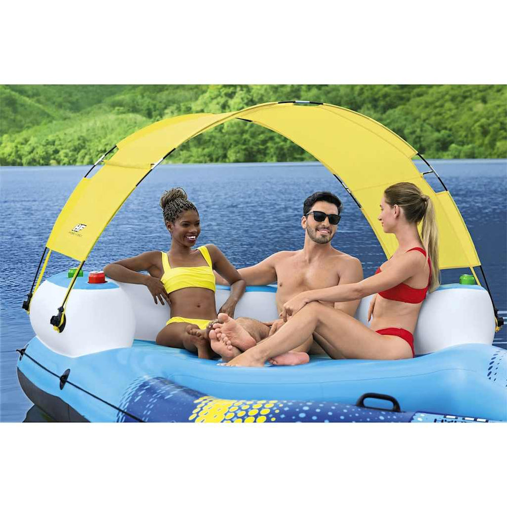 Bestway isla flotante hidro-force 305x186x58 cm