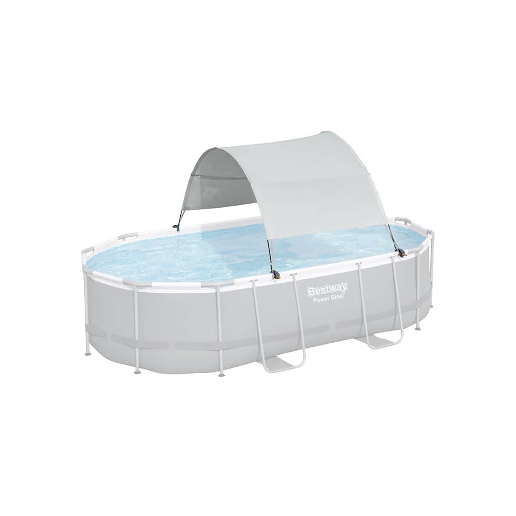 Bestway Schwimmbadabdeckung weiß