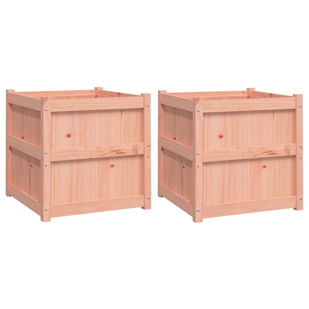 Vidaxl planters 2 pcs solid douglas wood