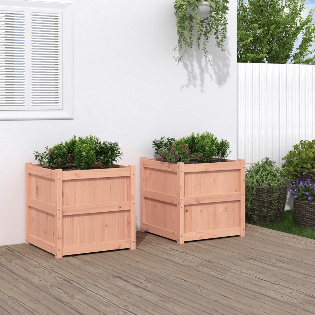 Vidaxl planters 2 pcs solid douglas wood