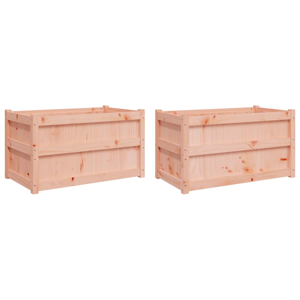 VidaXL jardinières 2 pcs bois de Douglas massif