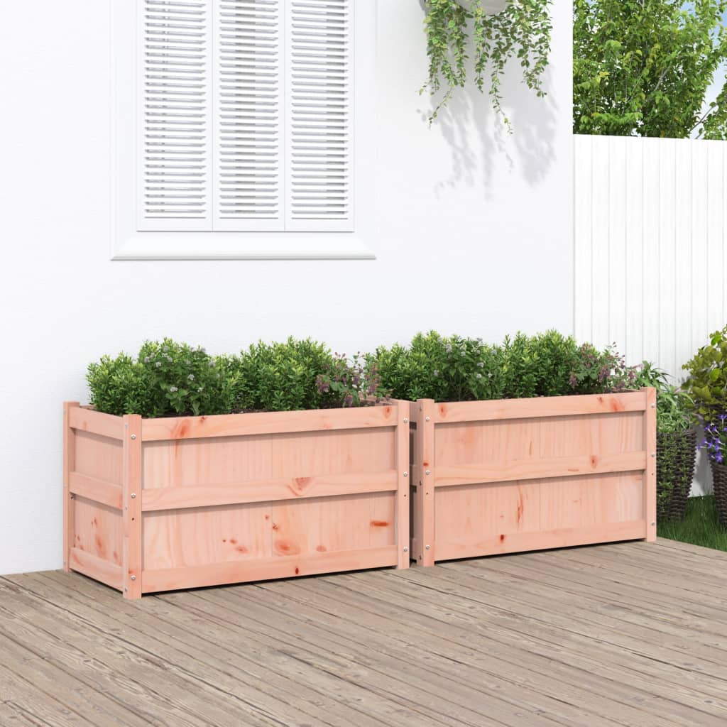 VidaXL jardinières 2 pcs bois de Douglas massif