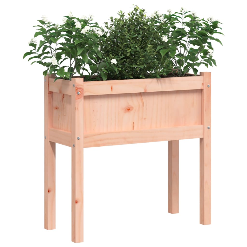 Vidaxl planters with legs 2 pcs solid douglas wood