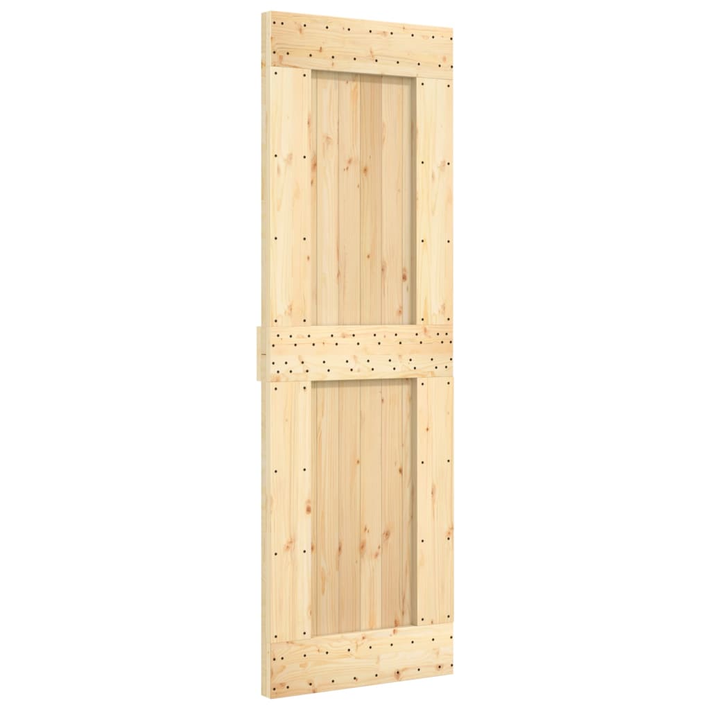 VidaXL Porte coulissante avec ferrures 70x210 cm bois de pin massif