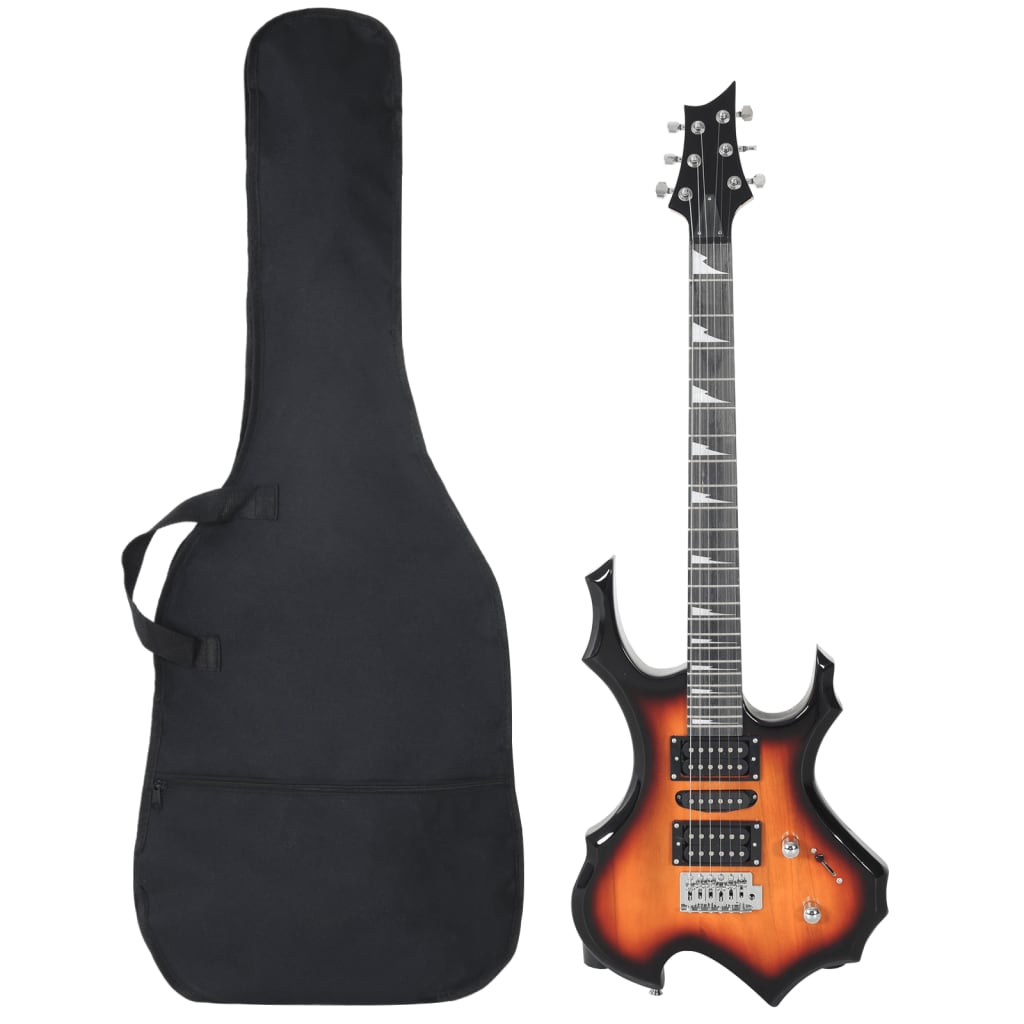 Vidaxl Gitarre für Einsteiger elektrisch mit Tasche 4 4 39 schwarz