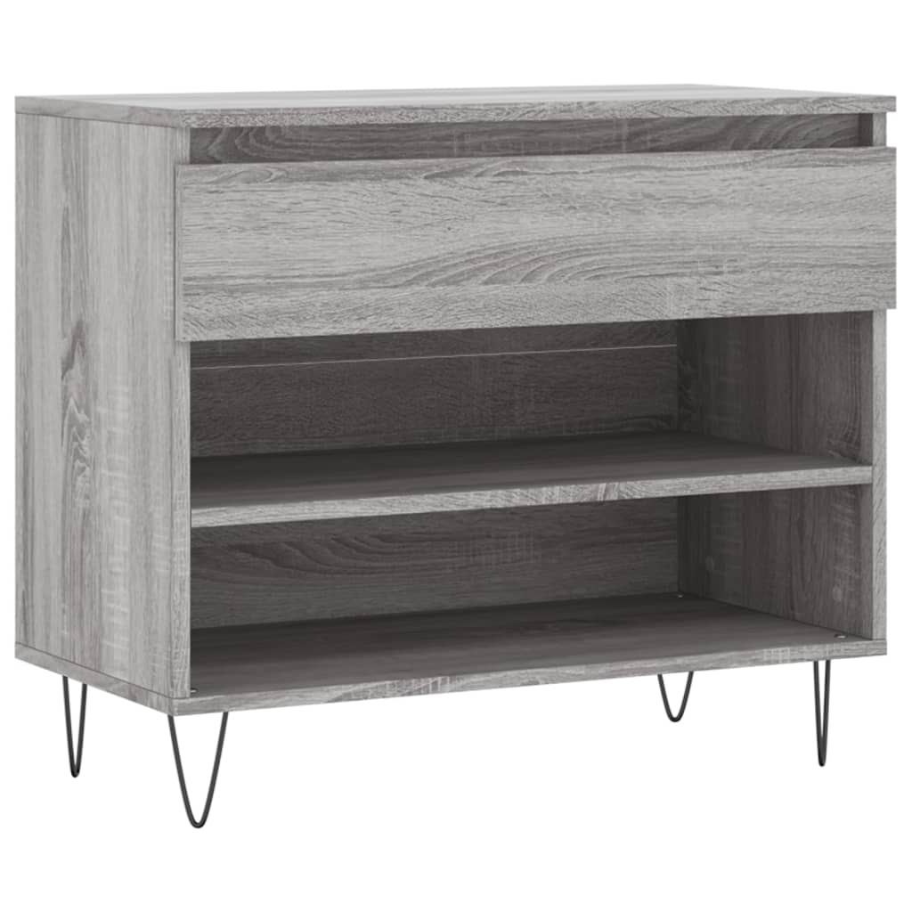 Vidaxl shoe cabinet 70x36x60 cm processed wood Sonoma gray