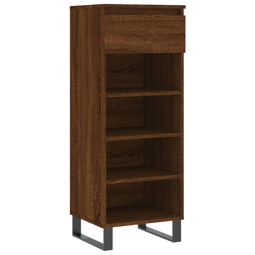 Vidaxl shoe cabinet 40x36x105 cm processed wood brown oak color