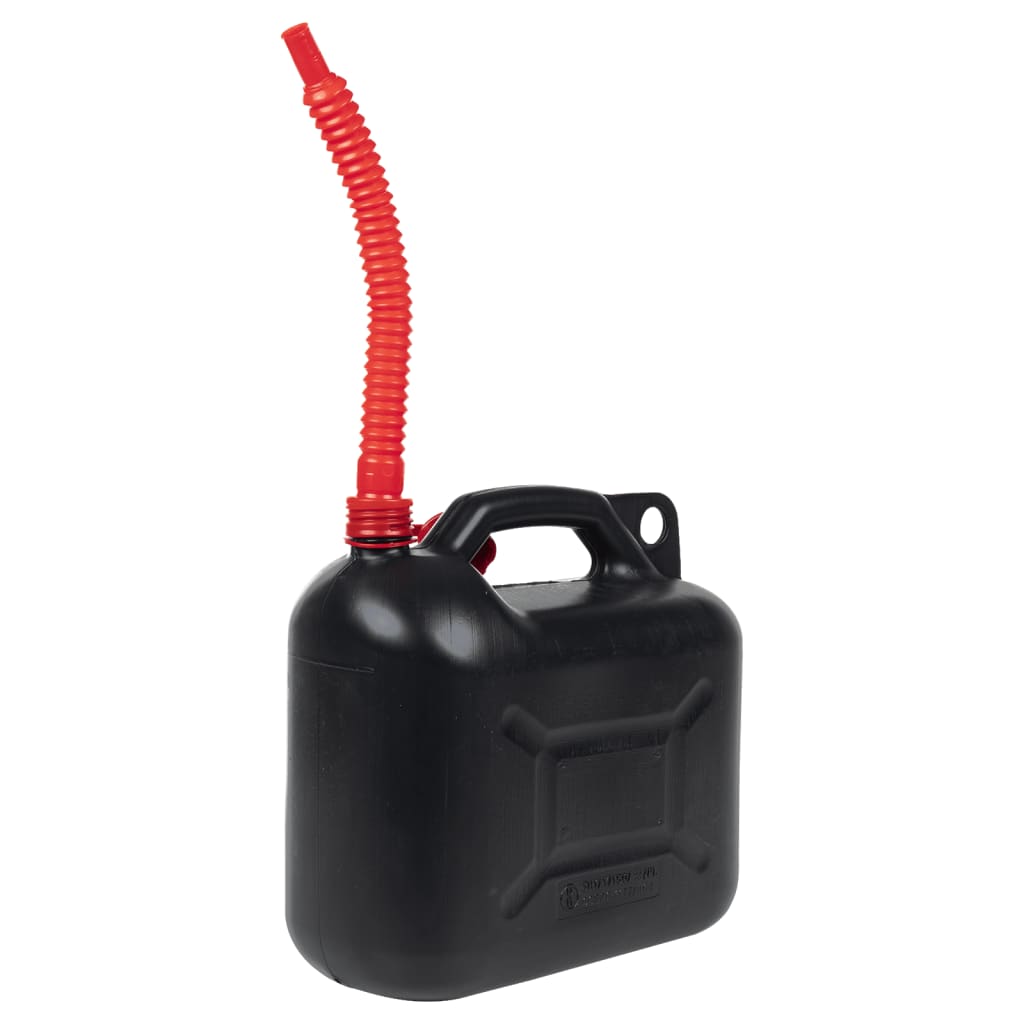 Vidaxl Fuel Tanks 3 pcs with Flexible Spout Black 10 L Plastic