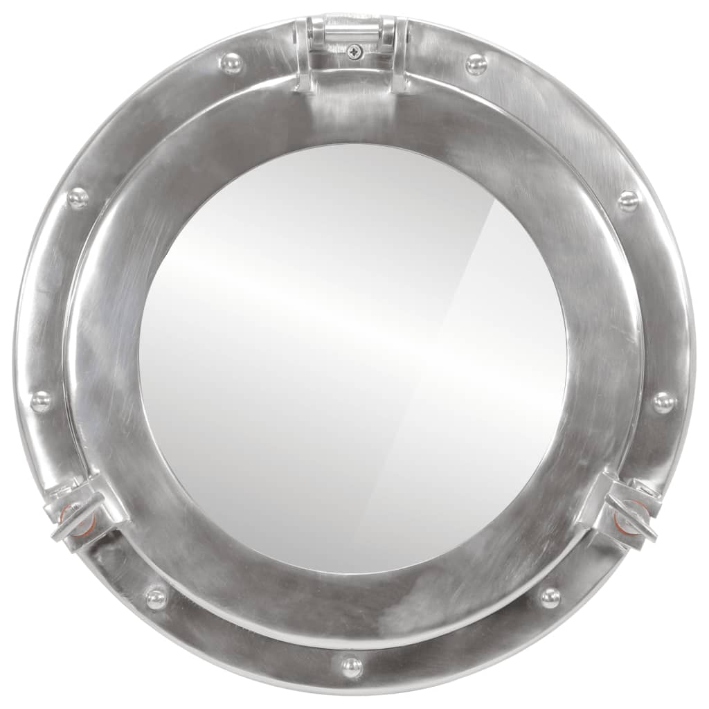 VidaXL Wall mirror porthole Ø38 cm aluminum and glass