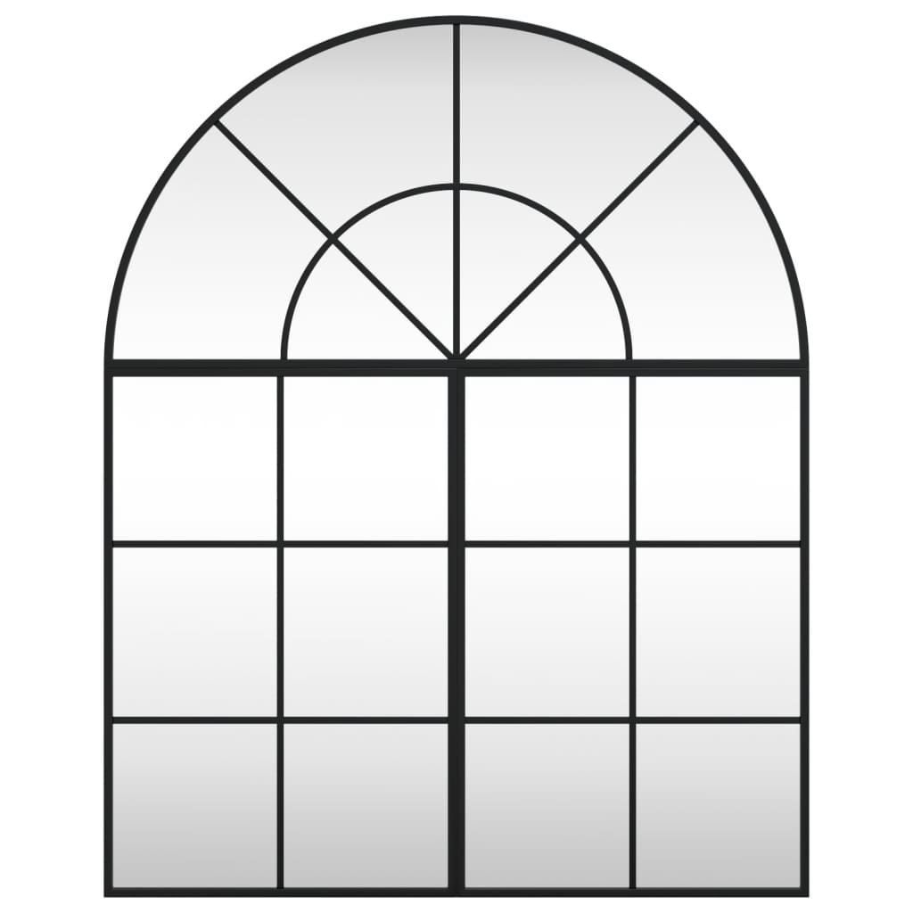 Vidaxl Wall Mirror Boog 80x100 cm Iron Black