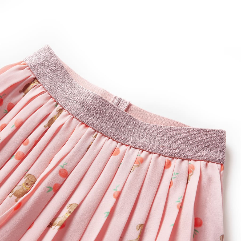 Vidaxl Children's pleated skirt 92 Licht Orange