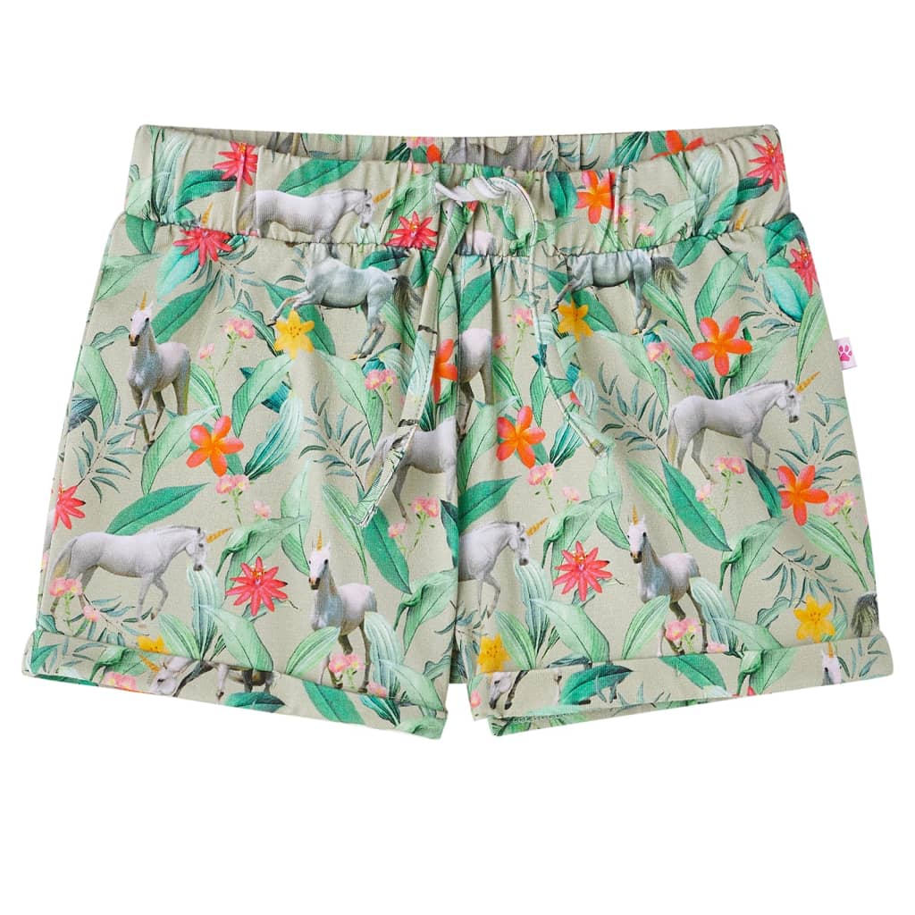 Vidaxl Children's Shorts with Trekoord 140 Lichtkaki