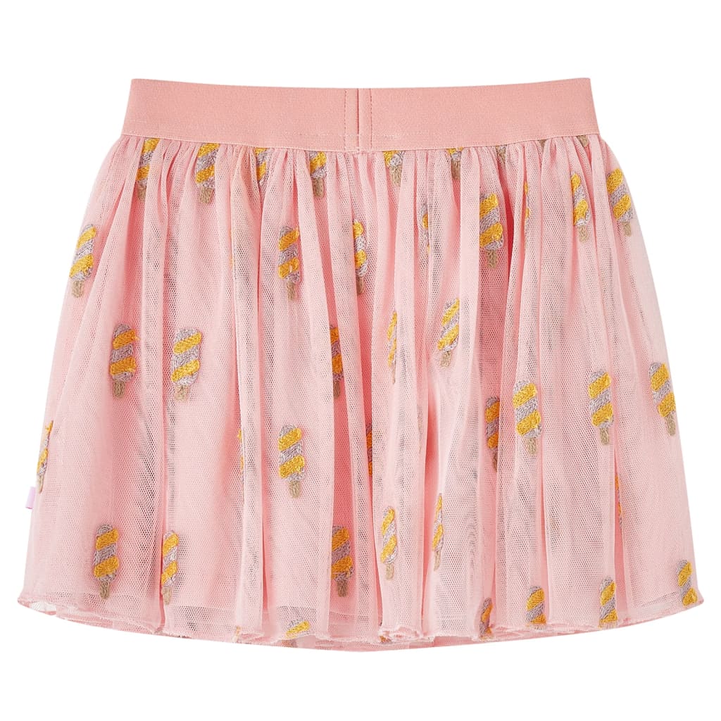 Vidaxl children's skirt with tulle 92 light pink