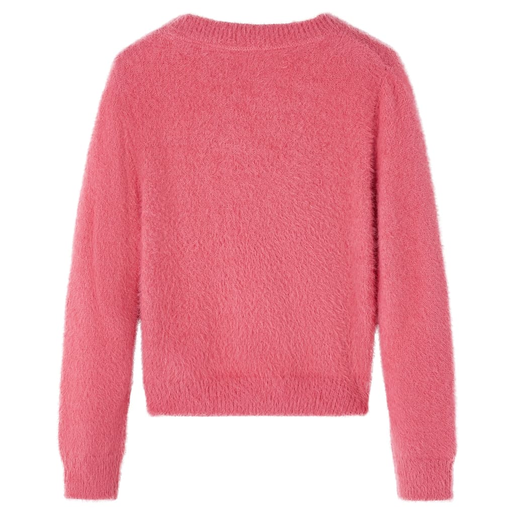Vidaxl Children's sweater knitted 116 Old pink