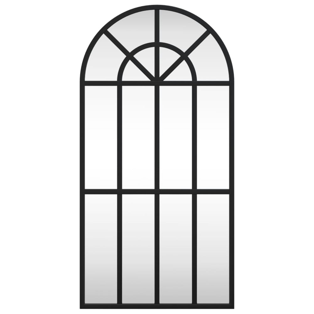 Vidaxx wall mirror arch 30x60 cm iron black